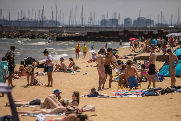 Melbourne’s weather is expected to hit 38 degrees on Sunday.