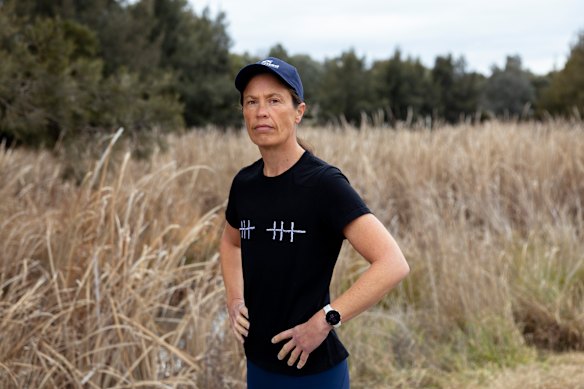 Double mastectomy recipient Robyn Smith is running the City2Surf topless next weekend. 