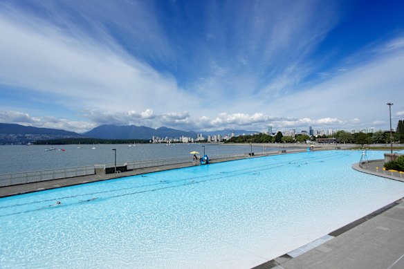 Kitsilano Pool in Downtown Vancouver.