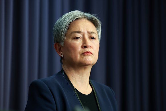 Penny Wong issued a fresh ceasefire demand alongside counterparts from 24 other countries in a jointly signed statement.