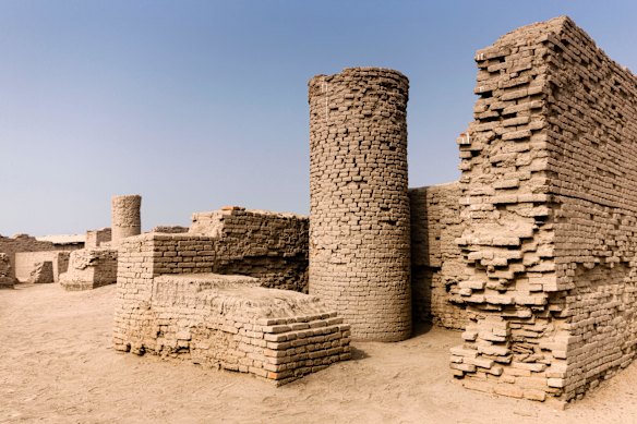 An archaeological site of the Indus Valley Civilisation, 2500 BCE, now in modern-day Larkana District, Sindh Province, Pakistan.
