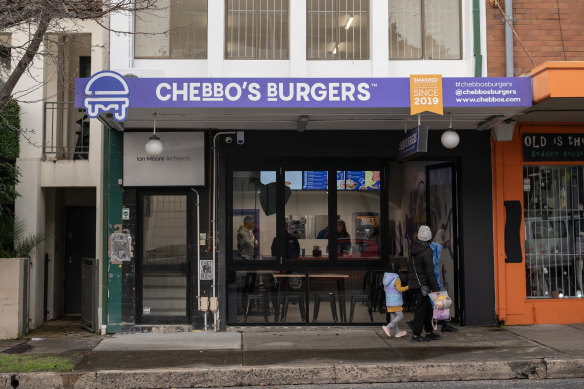 Chebbo’s Burgers connected  Victoria Road, Marrickville.