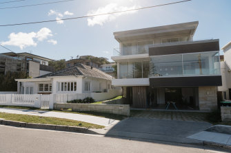 Adam Gilchrist bought the California bungalow (left) in 2017 and the three-level residence (right) for $14 million in 2019.