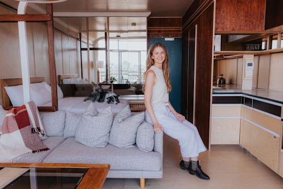 Cassandra Macdonald,  a high school woodwork teacher, was inspired to try studio living after living in a campervan during a regional work stint.