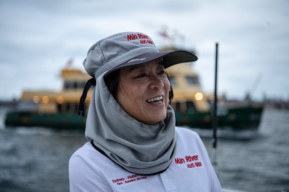 Owner and skipper of Min River, Jiang Lin.