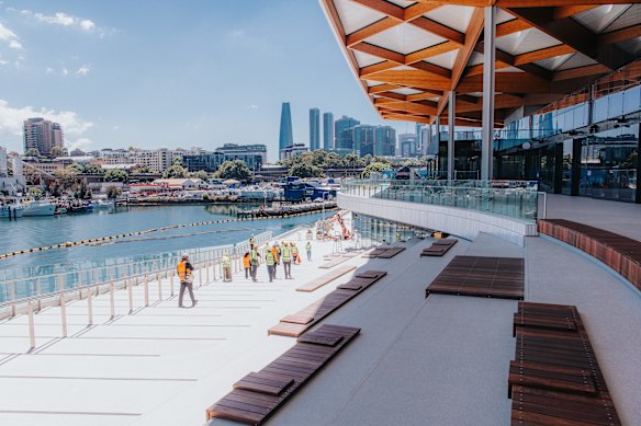 The view from the new markets will be attractive for tourists and locals alike.