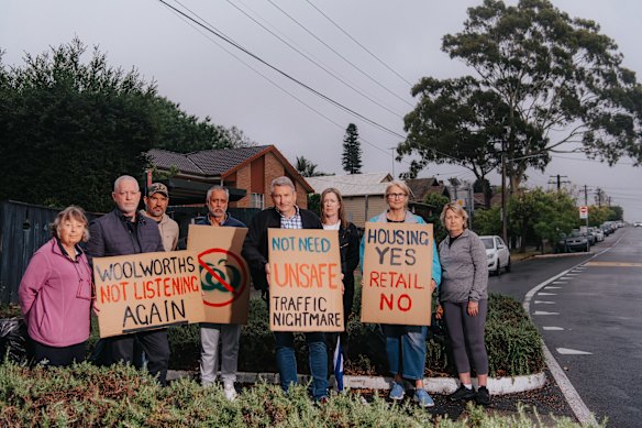 Gladesville residents are concerned about increased traffic. 