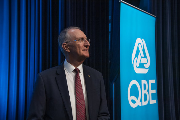 QBE president  Mike Wilkins says higher frequence  of catastrophes, rising outgo  of materials and labour, and higher reinsurance costs are each  pushing security  premiums higher.