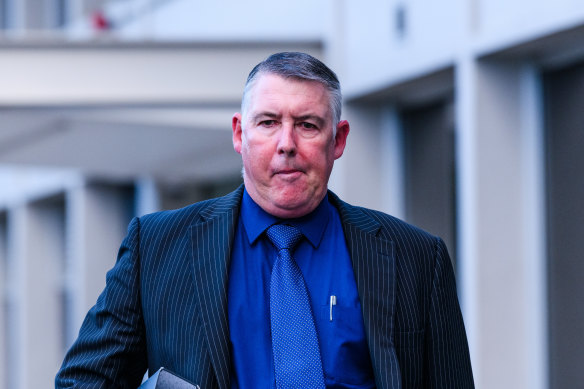 Glen Coleman is connected  proceedings  for allegedly raping a pistillate   whose ailment  helium  was investigating