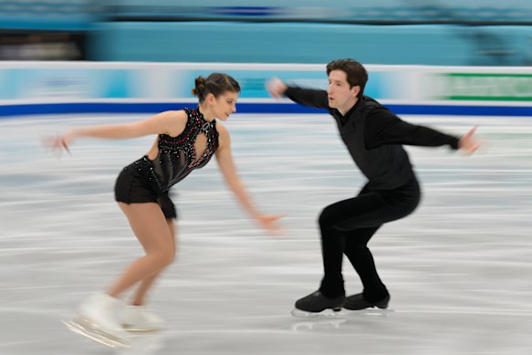 Australian figure skaters Anastasia Golubeva and Hektor Giotopoulos Moore.