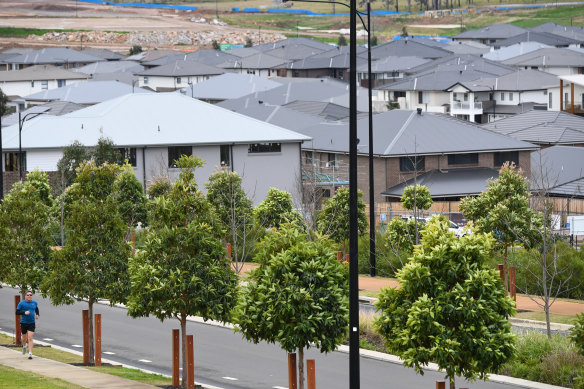 Some areas in western Sydney areas are now seeing strong home price growth.