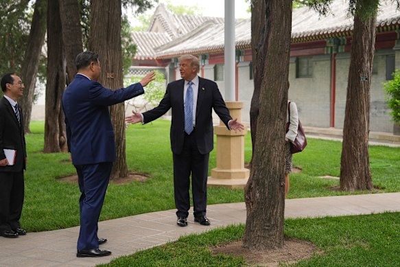 The symbolism of the old trees taps the cornerstone theme Beijing likes to project.