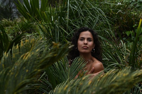 Camila Ponte Alvarez plays Evangelina, a Gen Z eco-influencer.