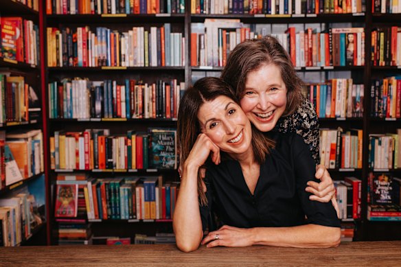 Mason with fellow author and good friend Ann Patchett.