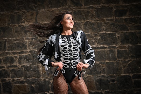 Perth woman Katie Sparks spent hours making her costume for Gaga’s first Australian concert in Melbourne.  