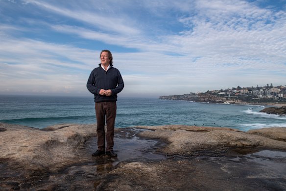 Sculpture by the Sea founder David Handley at Tamarama.