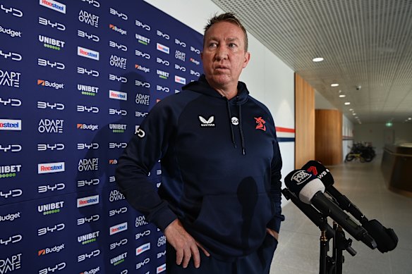  Sydney Roosters coach Trent Robinson.