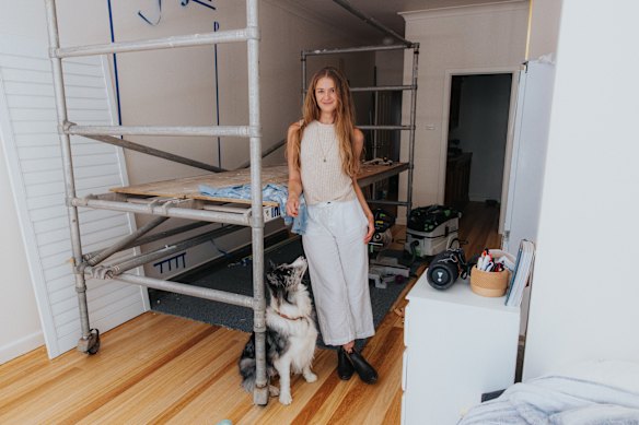 Macdonald at her latest studio renovation project. She’s planning to turn it into a one-bedder.