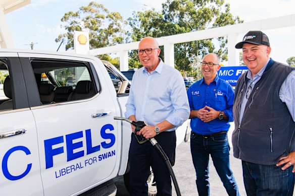 Opposition Leader Peter Dutton is following up his fuel excise cut plan with a $10 billion tax offset pledge.