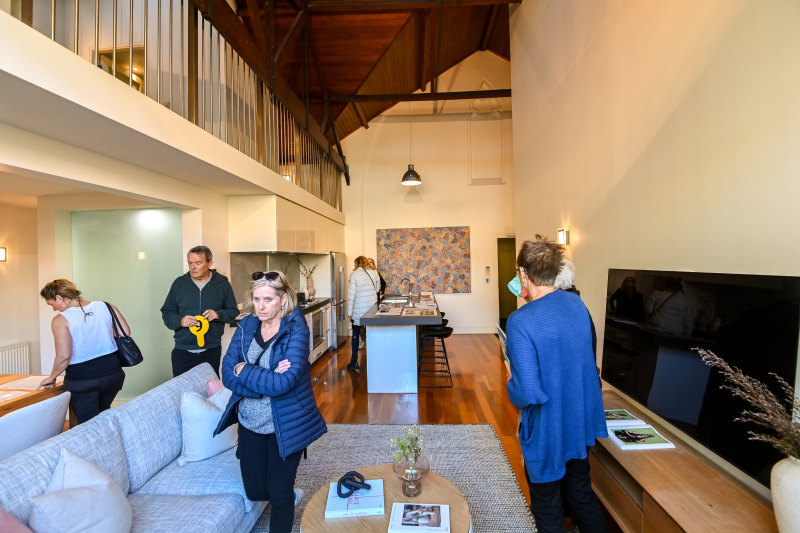 St Bede’s Church in Elwood was renovated to house four stylish apartments.