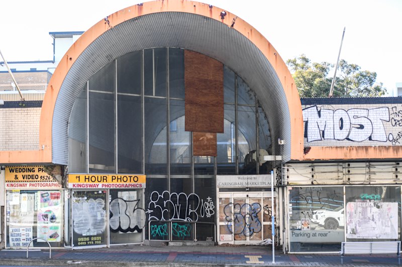 Caringbah Marketplace has remained vacant for more than a decade.