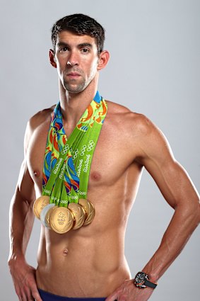 Michael Phelps after the 2016 Rio Olympics.