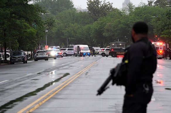 The incident occurred near the White House at the corner of Pennsylvania Avenue and 17th Street.