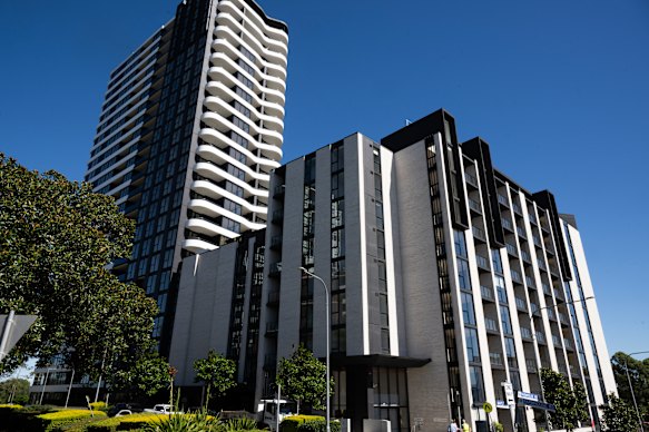 A build-to-rent apartment building in Westmead is aimed at long-term tenants.