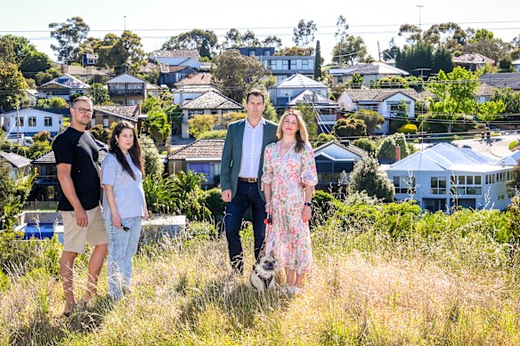 Jai and Caitlyn Hickey, Linc Merlo and Ashlee Richardson.