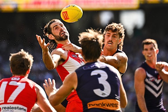 The duel between Sydney’s Brodie Grundy and Fremantle’s Luke Jackson will be critical to Friday night’s preliminary final.