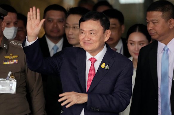 Billionaire and former Thai prime minister Thaksin Shinawatra.