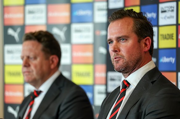 CEO Tim Roberts (left) and president Andrew Welsh.