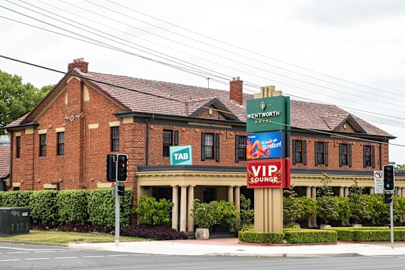 The Wentworth Hotel in Homebush West is the second-most profitable hotel in NSW by gambling revenue.
