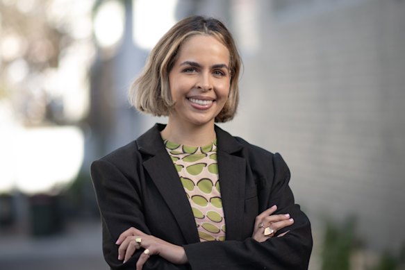 Charlotte Vieira, company co-founder of Humpday, a tech start-up – but she also runs singles events.