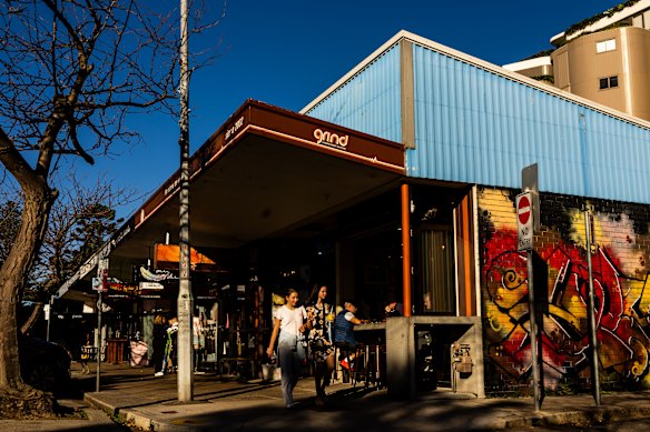 One of the many cafes in Cronulla.