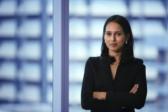 Shameela Gonzalez at the offices of CyberCX in Sydney.