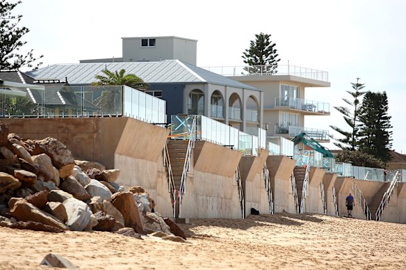 Residents funded a controversial $17 million sea wall at Sydney’s Collaroy-Narrabeen to protect property.