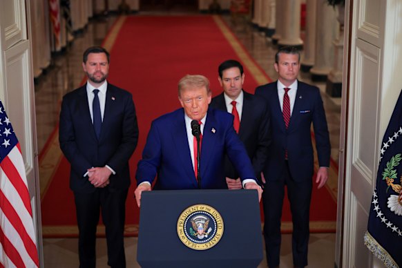 US President Donald Trump has warned that Iran is working on technology to directly threaten the US.