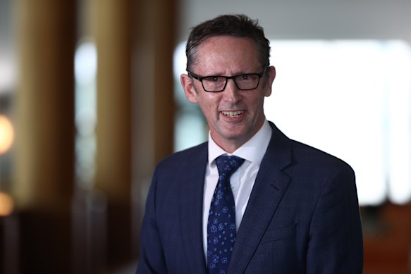 Assistant Treasurer Stephen Jones unveiled the government’s anti-scam laws in October.