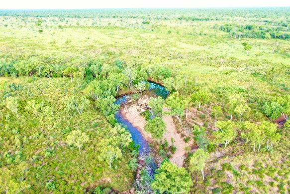 One of Black Mountain’s proposed wells is two kilometres from Mount Hardman Creek in the Kimberley.