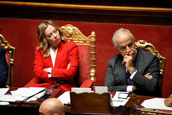 Giorgia Meloni is under increasing political pressure after revelations emerged that Matteo Piantedosi was having an extramarital affair.