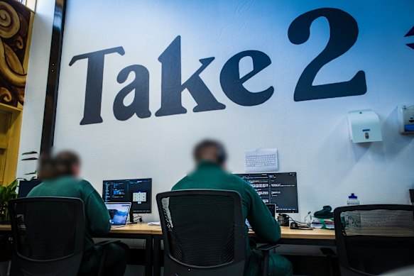 The Take2 classroom in Mary Wade Correctional Centre, Lidcombe. 