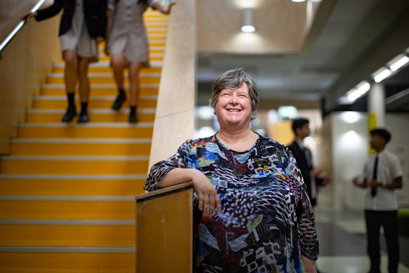 Nossal High School has achieved a median study score of 37 for the first time, and principal Tracey Mackin couldn’t be more proud.