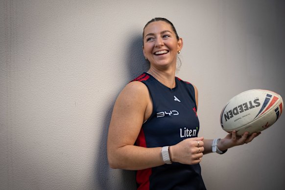 Roosters five-eighth Jocelyn Kelleher.