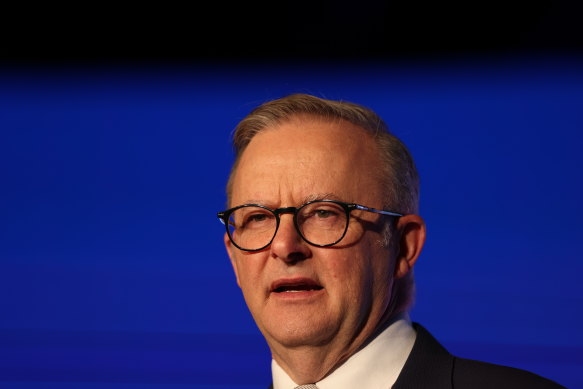Prime Minister Anthony Albanese says nary  nationalist   funds volition  spell  to state  companies arsenic  a effect   of the caller   strategy.