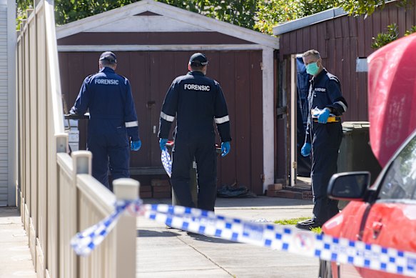 An apparent shooting death has prompted a large police presence in Altona North this morning.