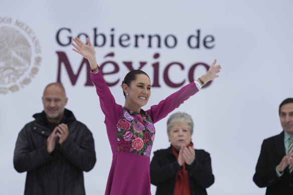 Mexico’s President Claudia Sheinbaum said she would send 10,000 members of her country’s National Guard to the US-Mexico border.
