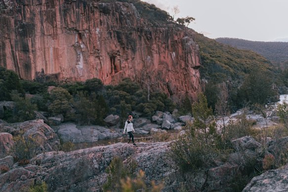 Hikers will find a good choice of rugged walking trails inside Namadgi National Park.