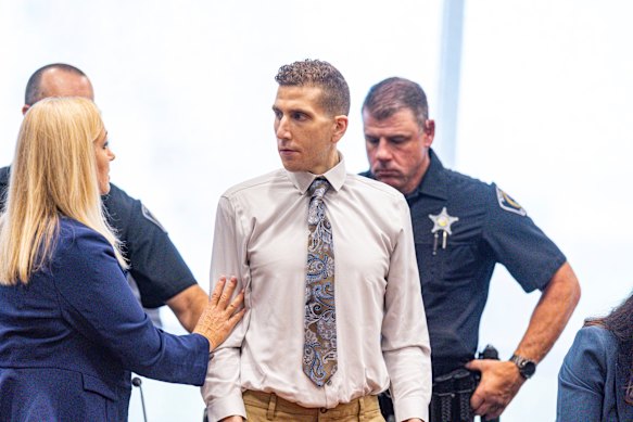 Kohberger appears in court in Boise, Idaho, shortly before his sentencing in July 2025.