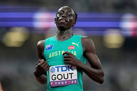 Australian sprint star Gout Gout.